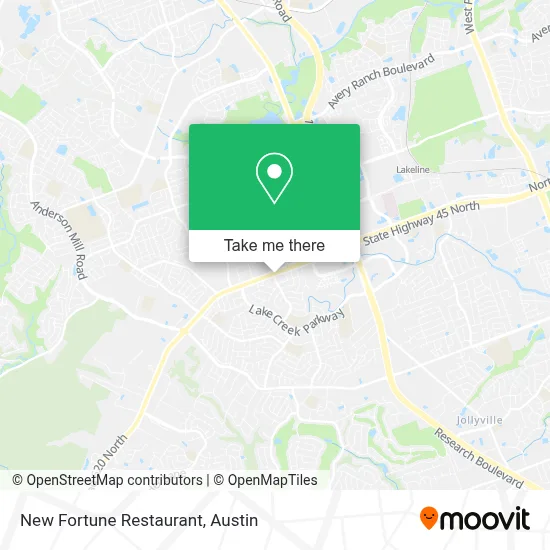 New Fortune Restaurant map