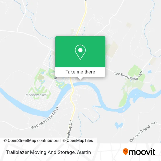Trailblazer Moving And Storage map