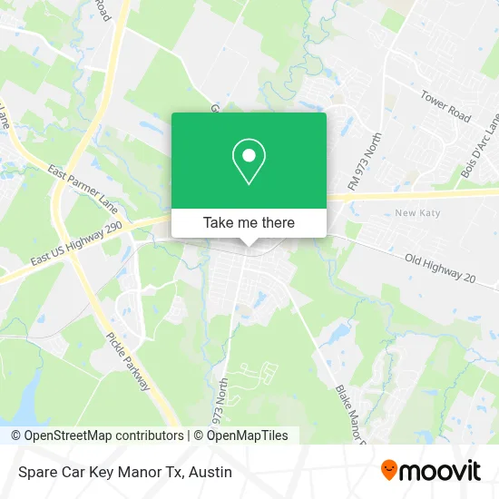 Spare Car Key Manor Tx map