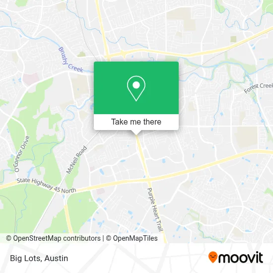 Big Lots map