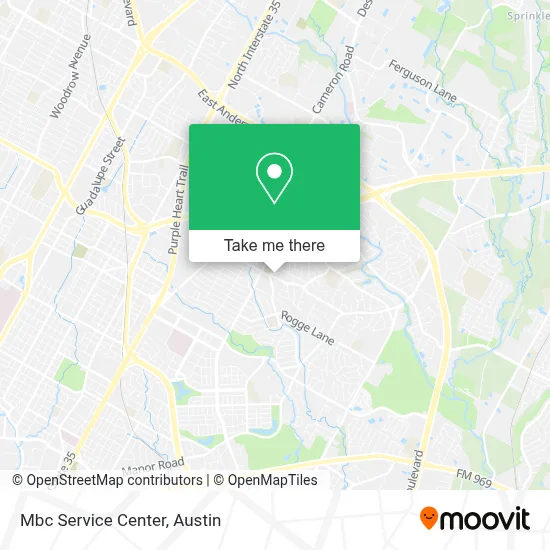 Mbc Service Center map