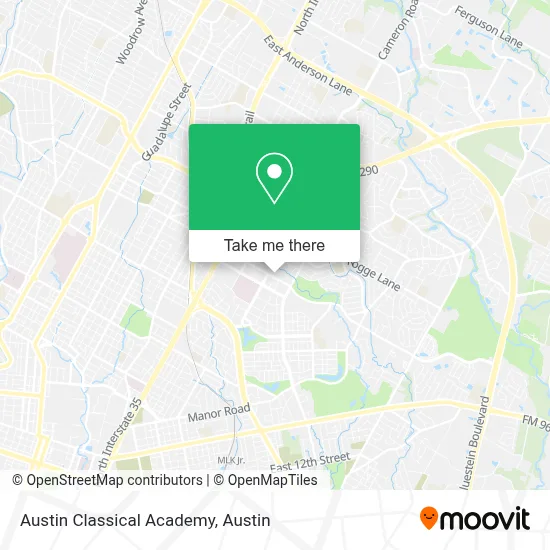 Austin Classical Academy map
