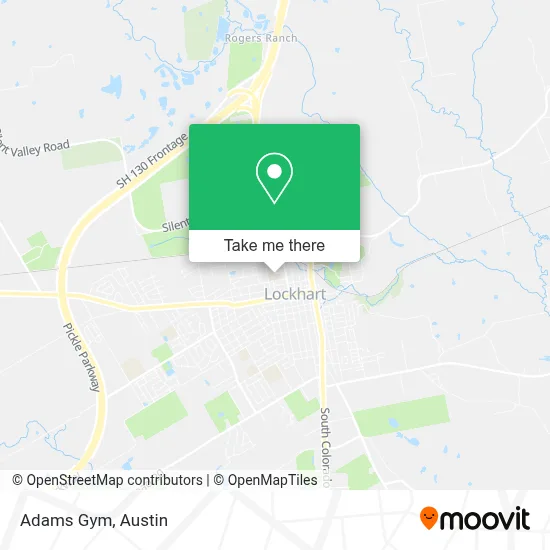 Adams Gym map