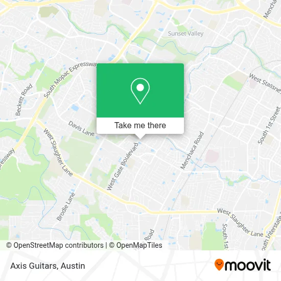 Axis Guitars map