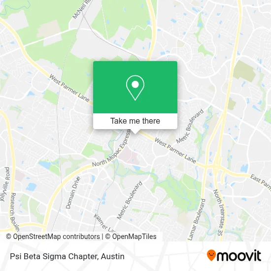 Psi Beta Sigma Chapter map