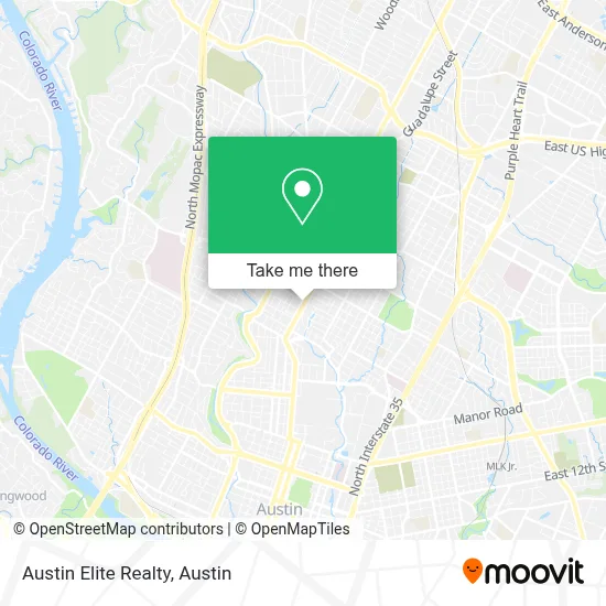Austin Elite Realty map