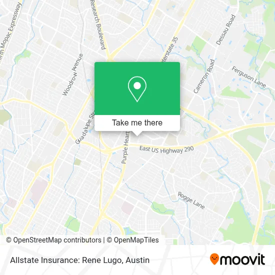 Allstate Insurance: Rene Lugo map