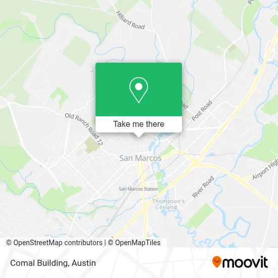 Comal Building map