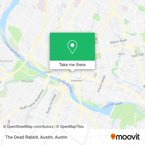 The Dead Rabbit, Austin map