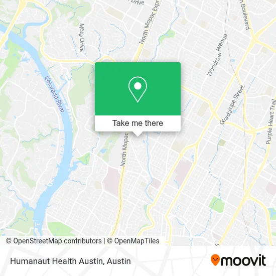 Humanaut Health Austin map