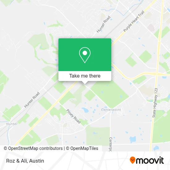 Roz & Ali map