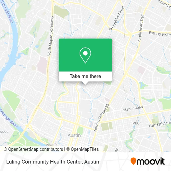 Luling Community Health Center map