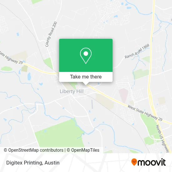 Digitex Printing map