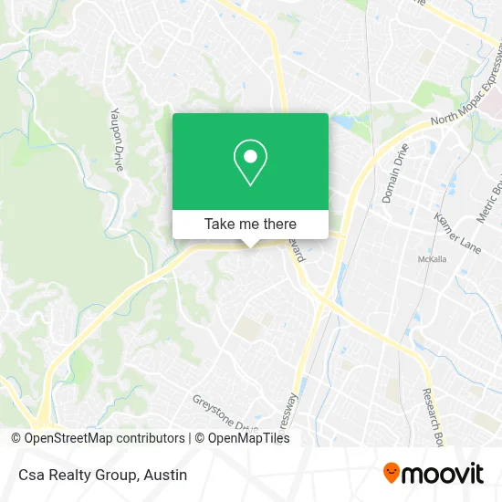 Csa Realty Group map