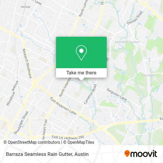 Barraza Seamless Rain Gutter map