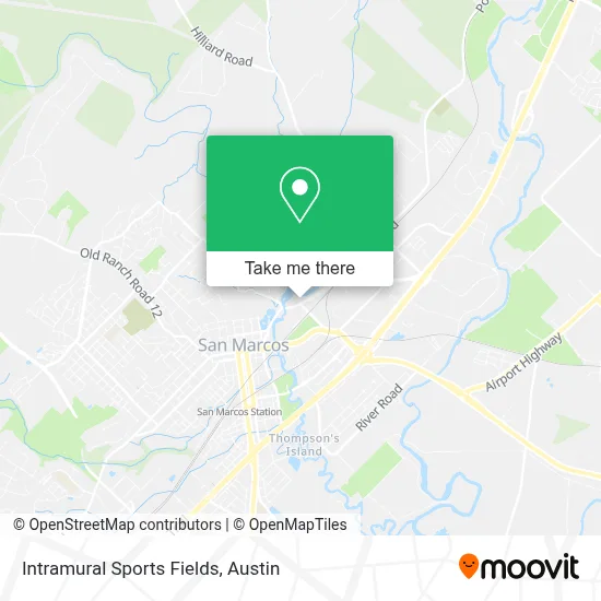 Intramural Sports Fields map