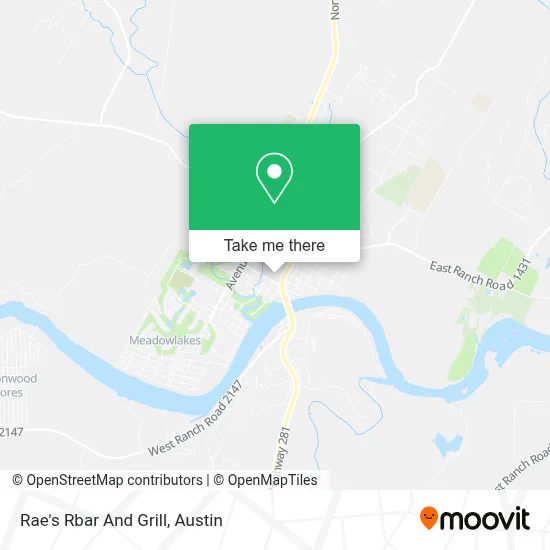 Rae's Rbar And Grill map