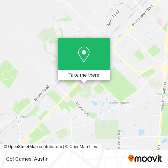 Go! Games map