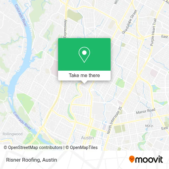 Risner Roofing map