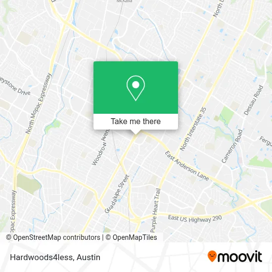 Hardwoods4less map