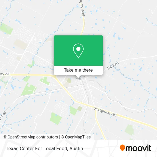 Texas Center For Local Food map