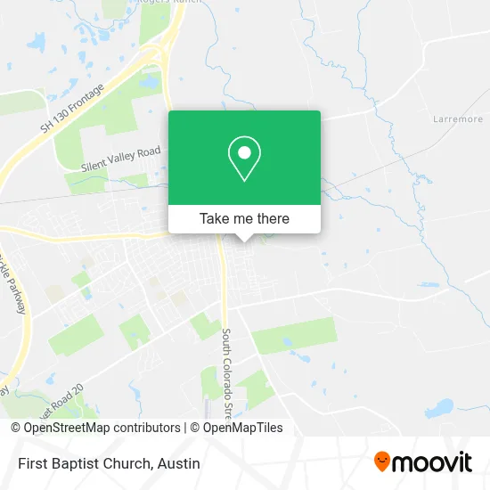 First Baptist Church map