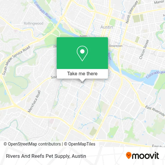 Rivers And Reefs Pet Supply map
