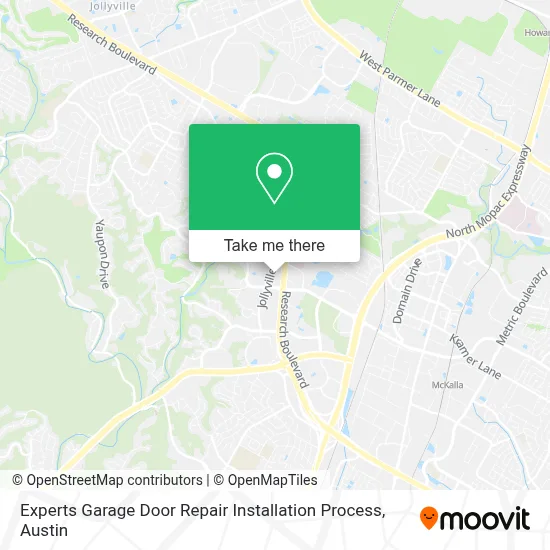 Experts Garage Door Repair Installation Process map