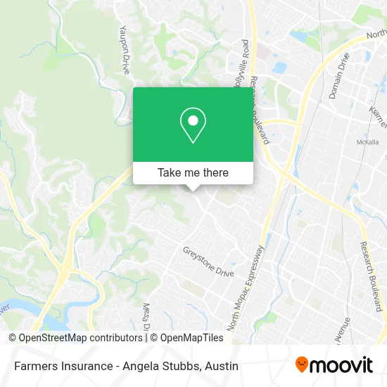 Farmers Insurance - Angela Stubbs map