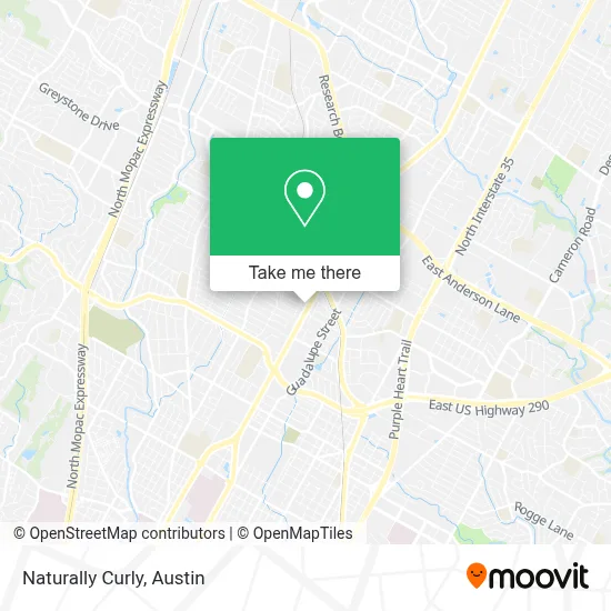 Naturally Curly map