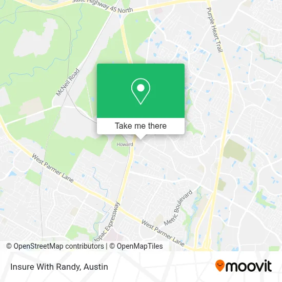Insure With Randy map
