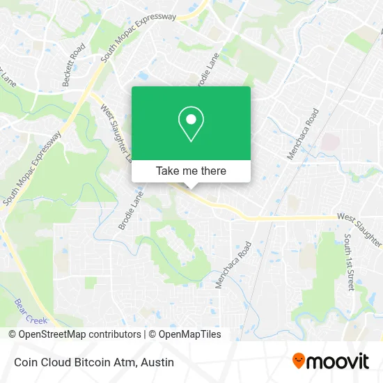 Coin Cloud Bitcoin Atm map