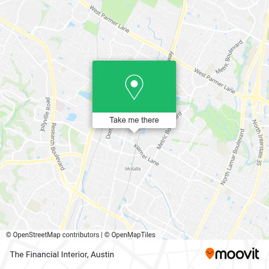 The Financial Interior map