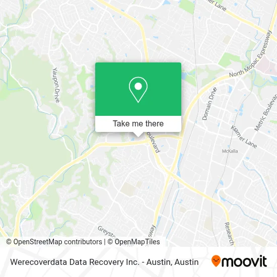 Werecoverdata Data Recovery Inc. - Austin map