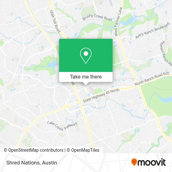Shred Nations map