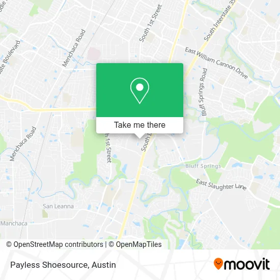 Payless Shoesource map