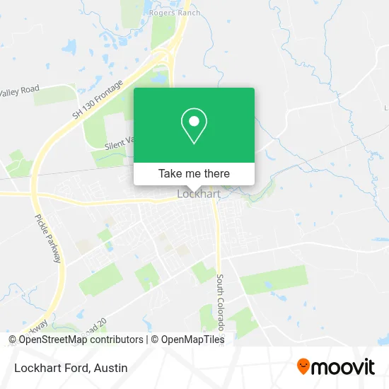 Lockhart Ford map