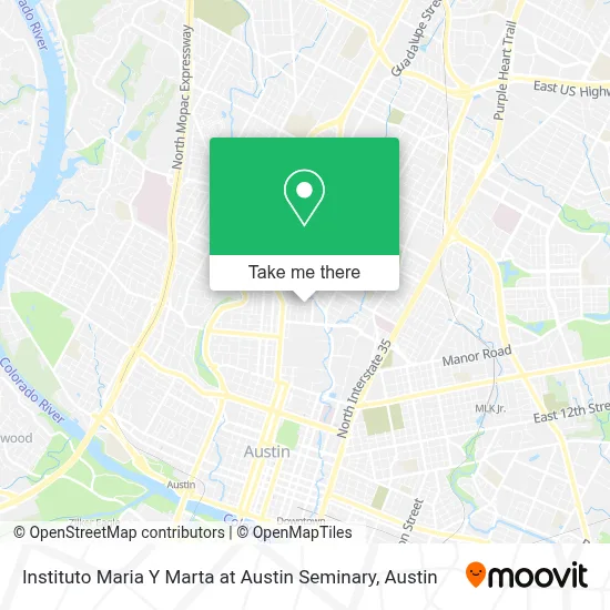 Instituto Maria Y Marta at Austin Seminary map