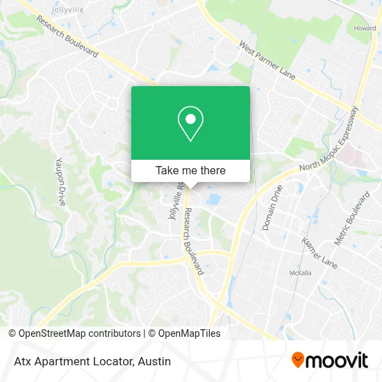 Atx Apartment Locator map