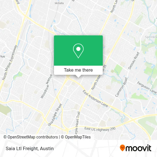 Saia Ltl Freight map