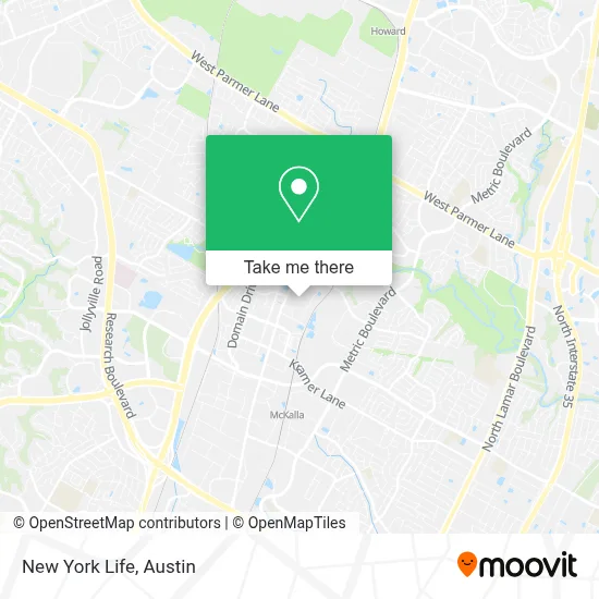 New York Life map