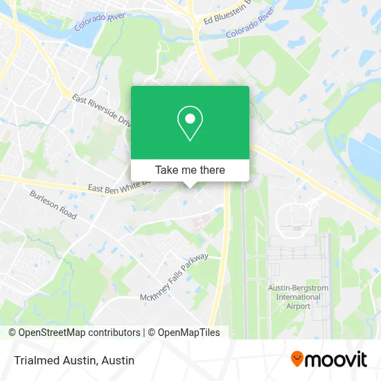 Trialmed Austin map
