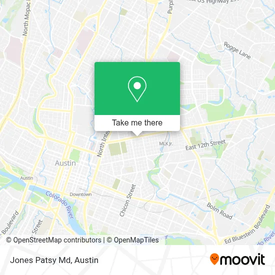 Jones Patsy Md map