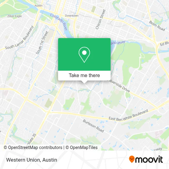 Western Union map