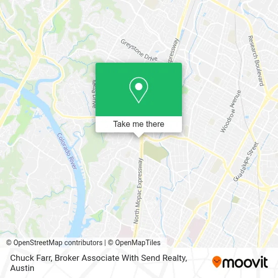 Chuck Farr, Broker Associate With Send Realty map