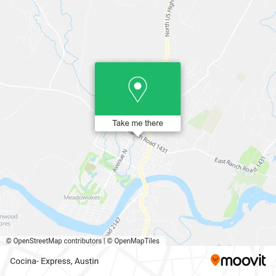 Cocina- Express map