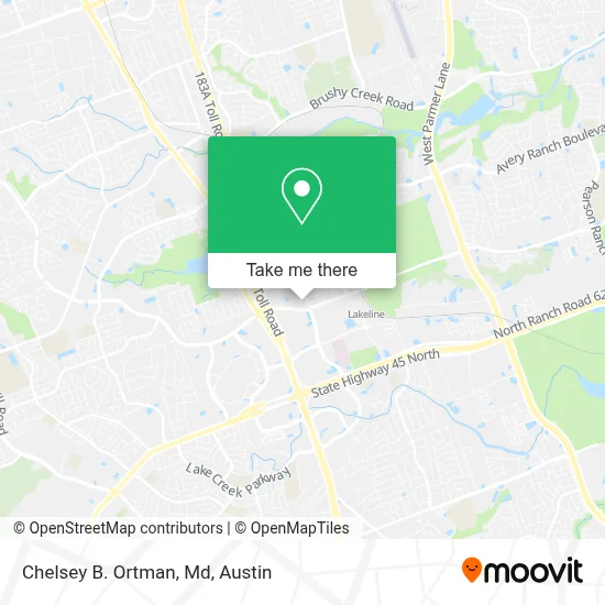Chelsey B. Ortman, Md map