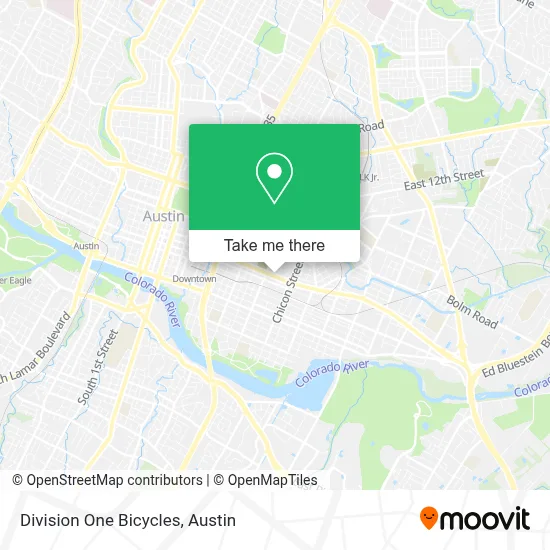 Division One Bicycles map