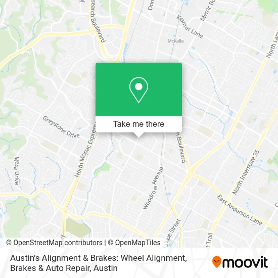 Austin's Alignment & Brakes: Wheel Alignment, Brakes & Auto Repair map