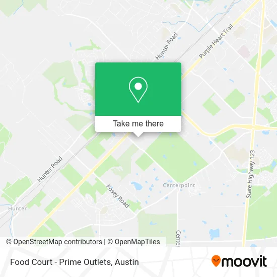 Food Court - Prime Outlets map
